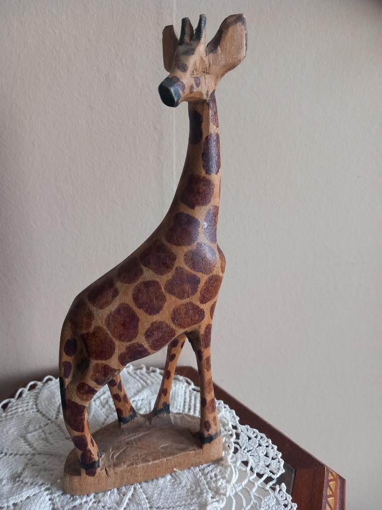 Beeldje van een giraffe, Ophalen of Verzenden, Zo goed als nieuw, Dier