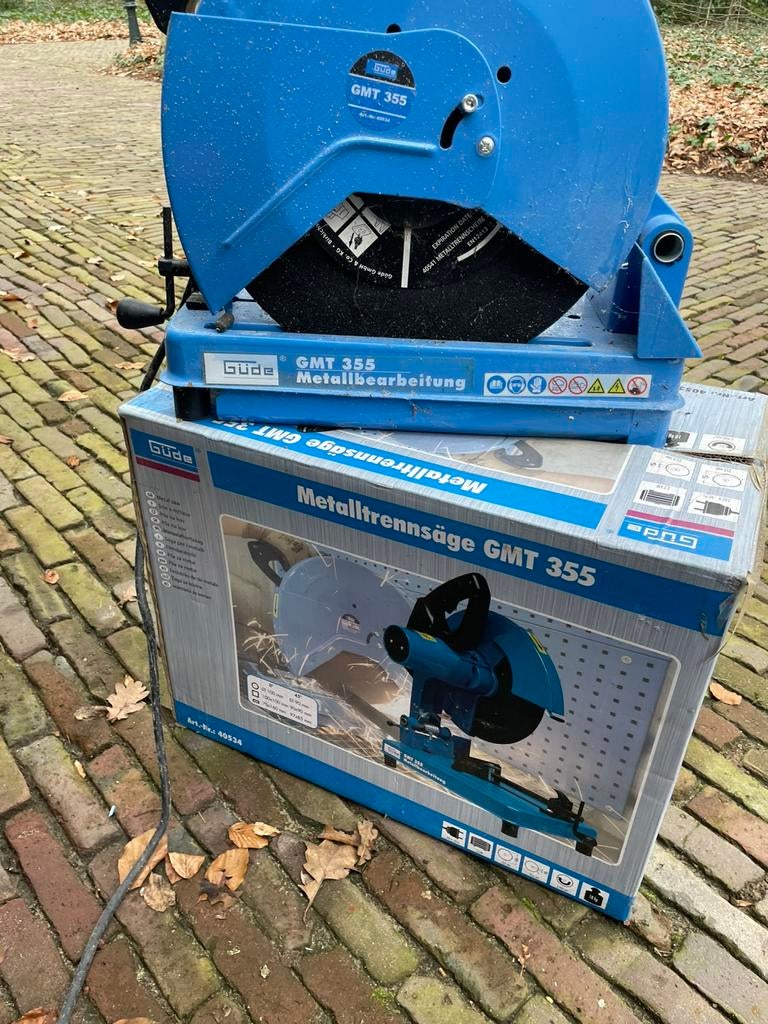 Gude ijzerzaag machine nieuwprijs 135,-, Ophalen, 70 mm of meer, Nieuw, Afkortzaag