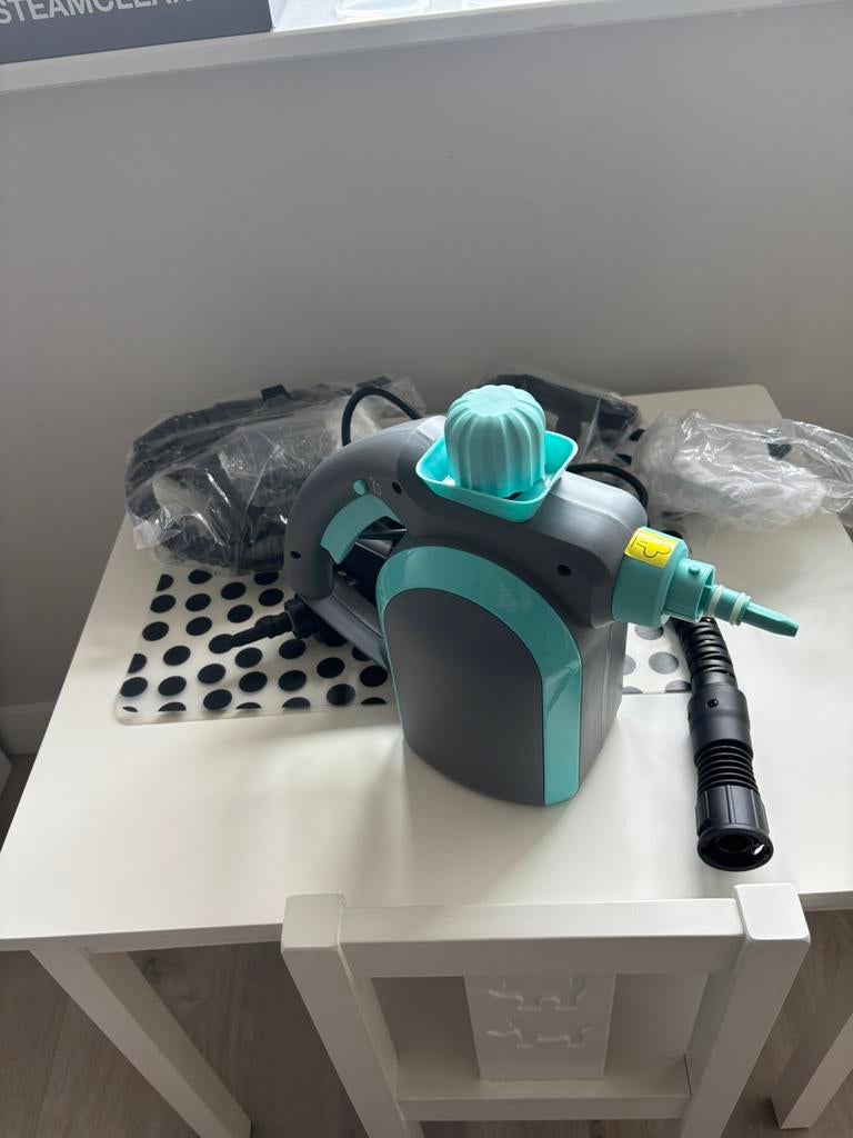 Achaté Handstomer met uitgebreide accessoireset, Witgoed en Apparatuur, Stoomapparaten, Ophalen of Verzenden, Zo goed als nieuw