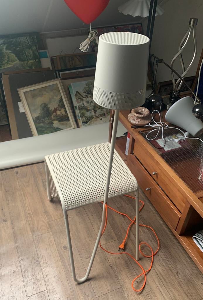 Ikea PS 2014 bijzettafel met lamp, Ophalen, -, 100 tot 150 cm, -