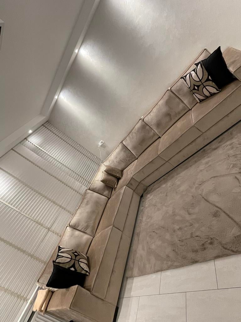 Hoekbank Eric Kuster Richmond Stijl, Huis en Inrichting, Banken | Complete zithoeken, Zo goed als nieuw, Stof, Ophalen