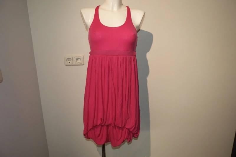 Givenchy fucia roze jurk ballon rok hoogtes onderkant S, Kleding | Dames, Verzenden, Zo goed als nieuw, Knielengte, Roze