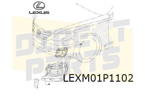 Lexus LS (460/600h) mistlamp R Origineel! 8121150120