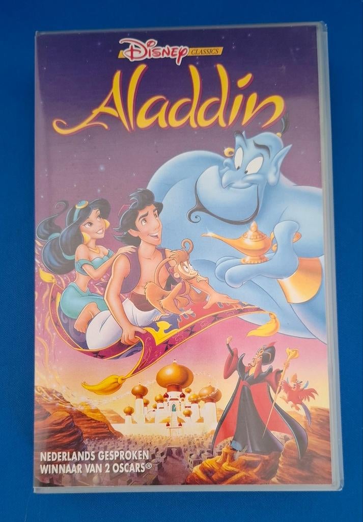 Vhs videoband Aladdin, Alle leeftijden, Ophalen of Verzenden, Gebruikt