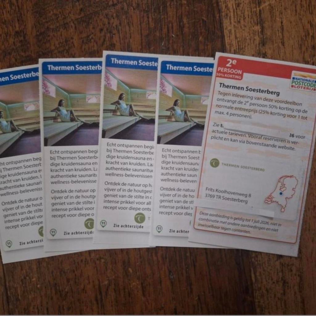 Thermen Bussloo sauna Bussloo 25-50% korting, Twee personen, Kortingsbon, Spa of Sauna