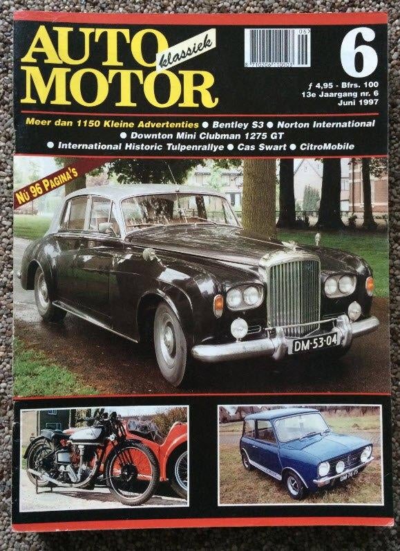 AMK: Bentley S3, Mini Clubman 1275 GT, Norton International, Ophalen of Verzenden, Gelezen, Algemeen