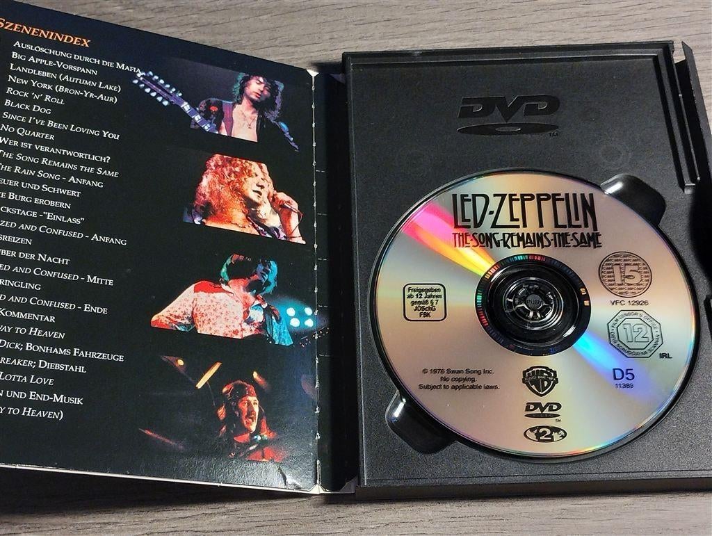 Led Zeppelin ‎- The Song Remains The Same [DVD], Alle leeftijden, Ophalen of Verzenden, Zo goed als nieuw