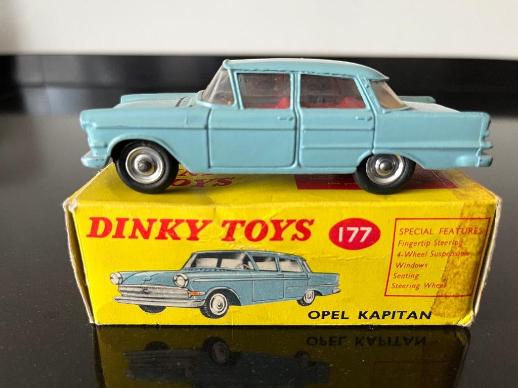 Dinky Toys #177 Opel Kapitan, Ophalen of Verzenden, Zo goed als nieuw, Auto, Dinky Toys