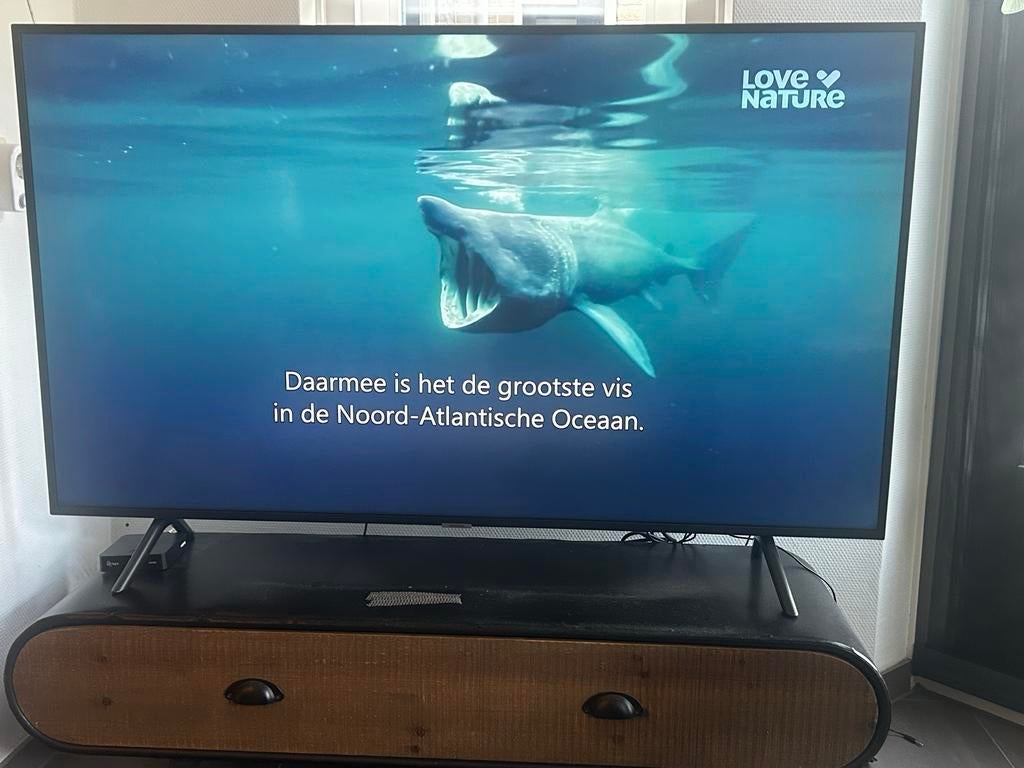 Samsung UE55NU7100W 55 inch 4K Smart TV, Gebruikt, 50 Hz, LCD, Ophalen of Verzenden