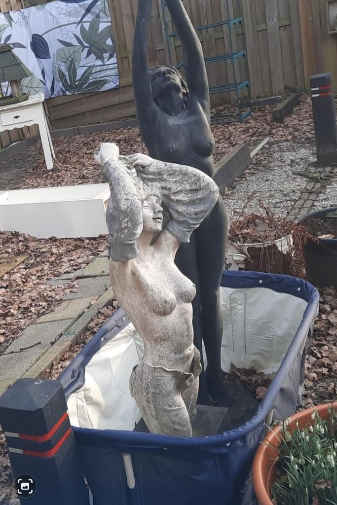 Beelden in bad, Ophalen, Gebruikt, Mens