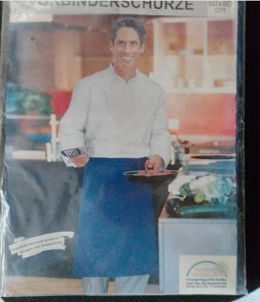 Nieuw Schort, Ophalen of Verzenden, Nieuw, Blauw, Schort