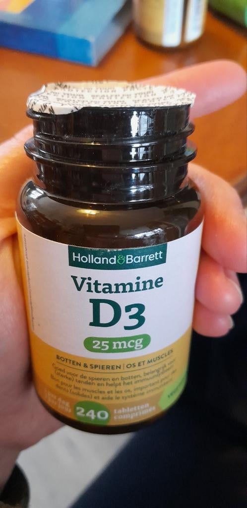 Holland & Barrett Vitamine D3 25 mcg, Ophalen of Verzenden, Nieuw, Overige typen