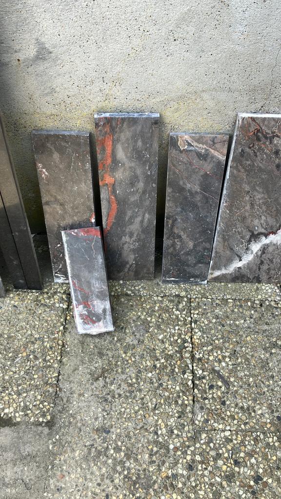 Natuursteen, Ophalen, Gebruikt