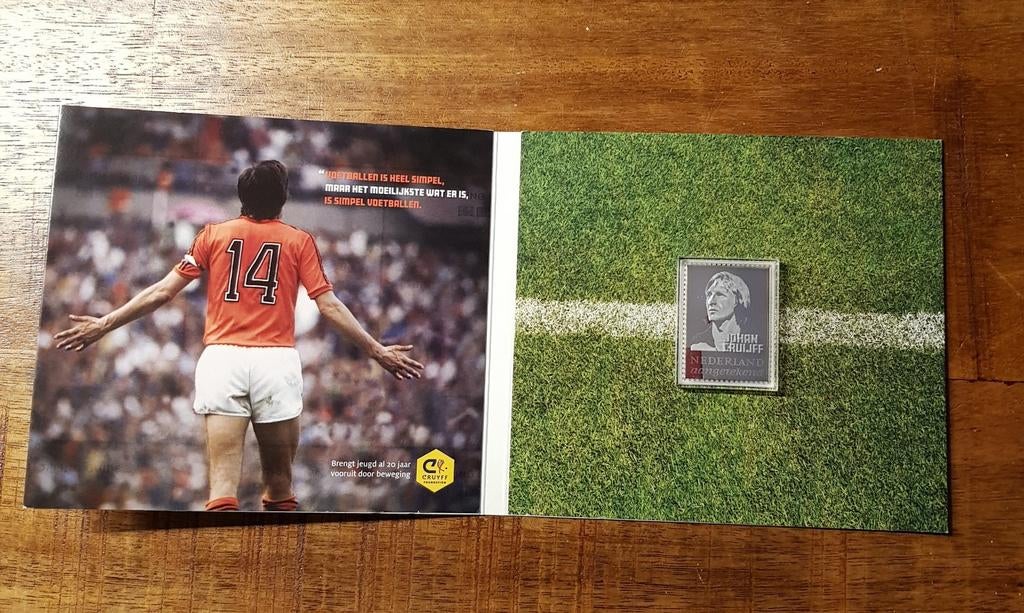 Johan Cruijff zilver postzegel, Verzenden