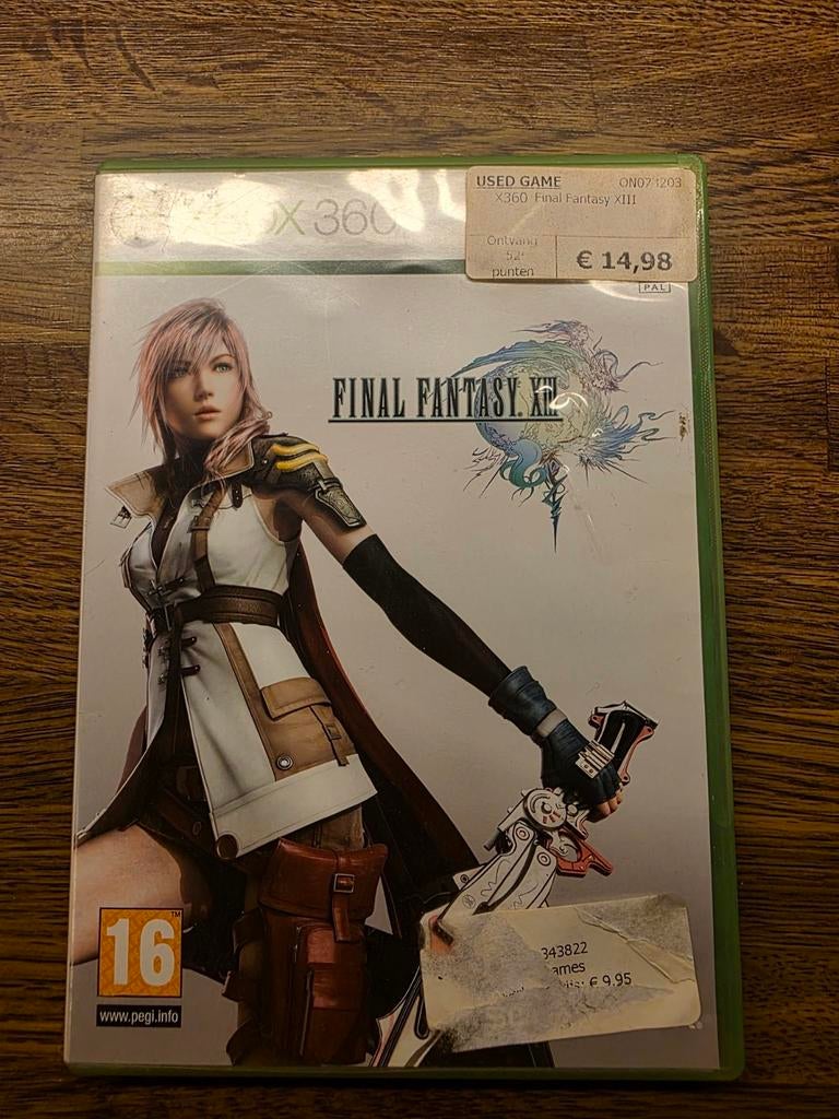 Final Fantasy XIII - Xbox 360, Gebruikt, 1 speler, Ophalen of Verzenden, Role Playing Game (Rpg)