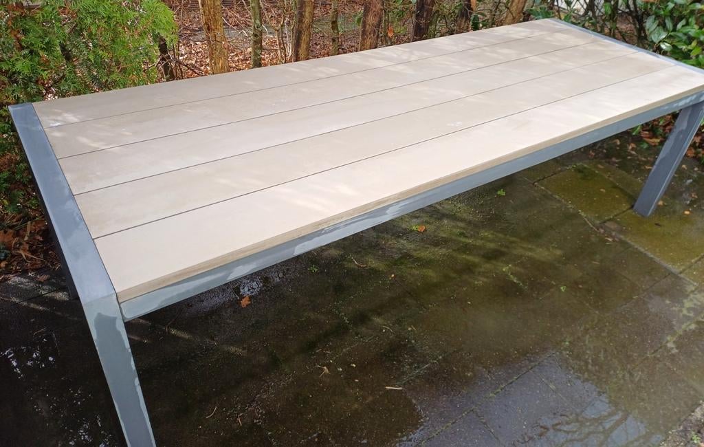 8 persoons aluminium gecoat tuinset van Bois le duc, Ophalen, Gebruikt, Aluminium