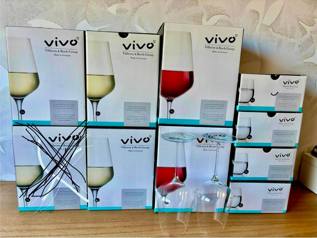 Villeroy & boch (Vivo glazen, Huis en Inrichting, Keuken | Servies, Ophalen, Glas of Glazen, Nieuw, Glas