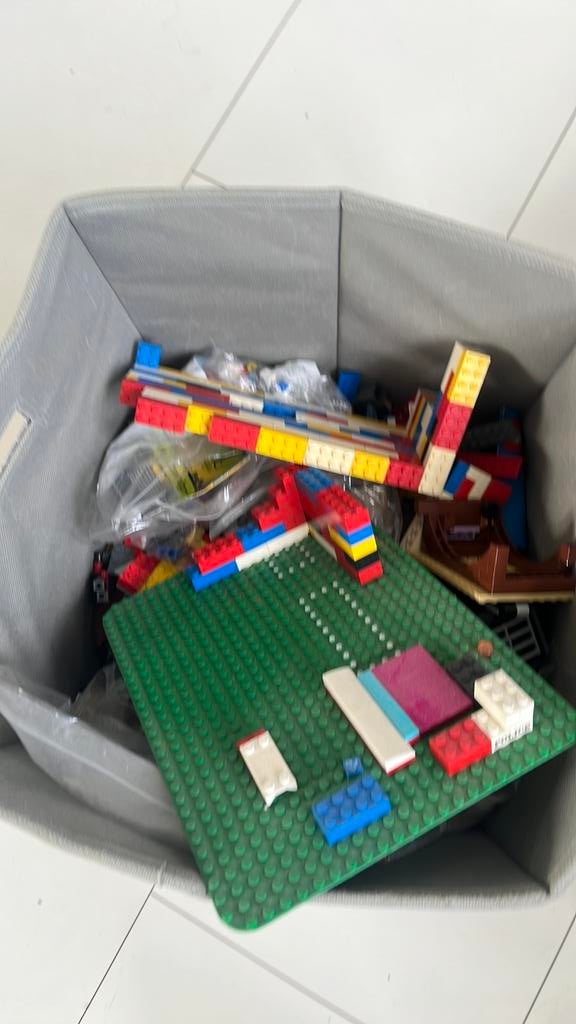 Grote hoeveelheid lego, retro en nieuwer, ongesorteerd, Ophalen of Verzenden, Gebruikt