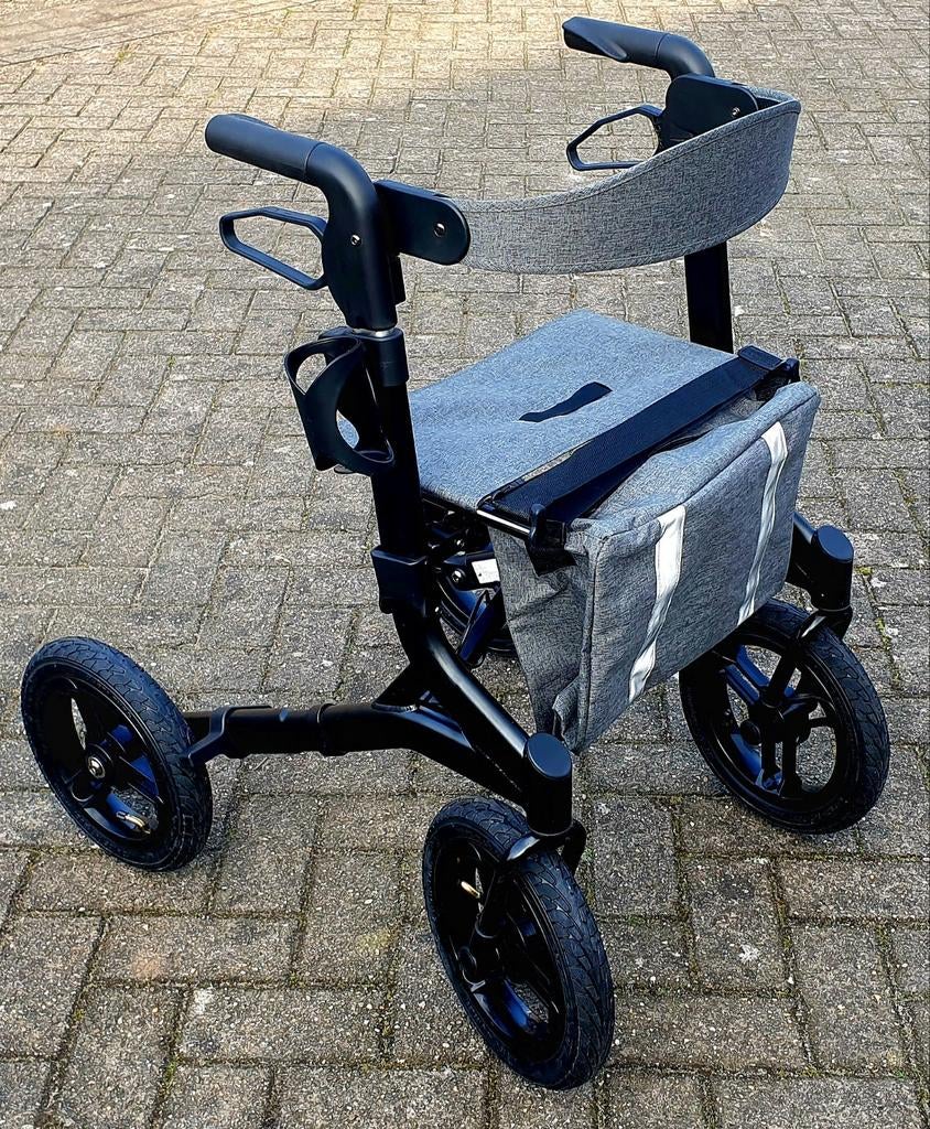 Rollator outdoor inklapbaar met grote luchtbanden NIEUW, Rollator Outdoor, Rollator Outdoor, Nieuw, Ophalen of Verzenden
