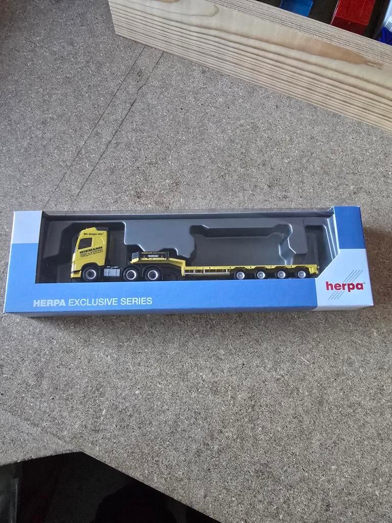 1344 volvo fh gl wiemann dieplader, Ophalen of Verzenden, Nieuw, Bus of Vrachtwagen, Herpa