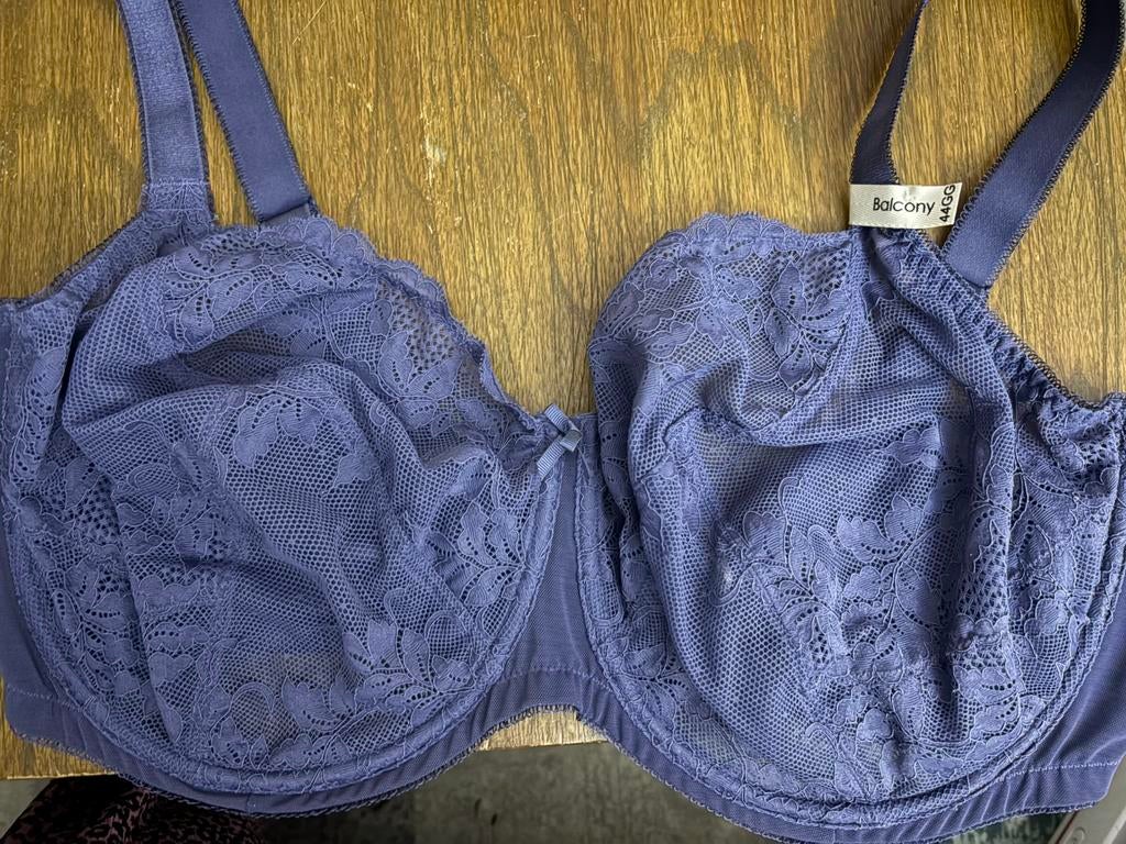 Stevige beugel bh Balconi 44 GG, Kleding | Dames, Grote Maten, Ophalen of Verzenden, Nieuw, Blauw, Lingerie of Zwemkleding