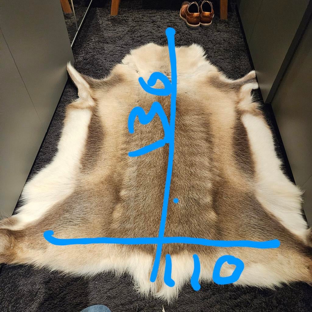 rendier vacht, Ophalen, Zo goed als nieuw