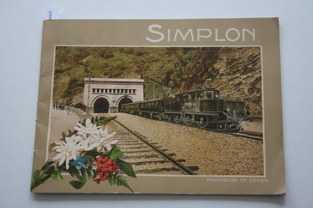 Photoglob: Simplon, Verzamelen, Spoorwegen en Tramwegen, Gebruikt, Trein, Boek of Tijdschrift, Ophalen of Verzenden