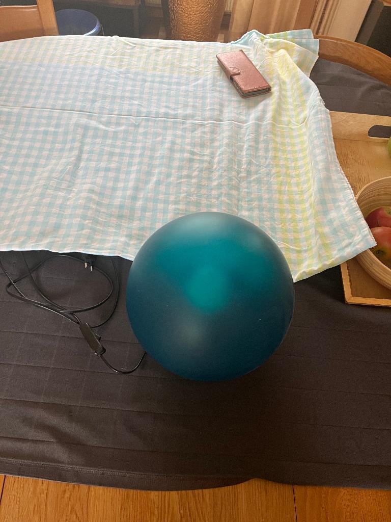 Licht bol (blauw) van IKEA, Huis en Inrichting, Ophalen of Verzenden, Minder dan 50 cm