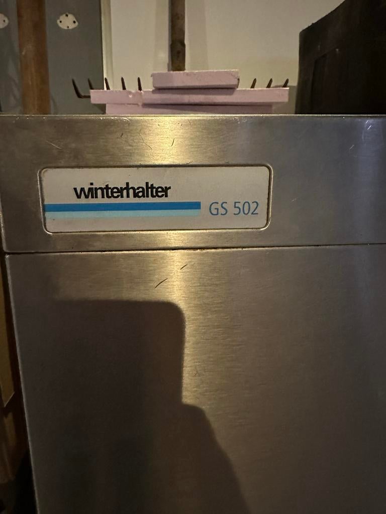 Winterhalter GS 502 Horeca Vaatwasser Bovenlader Krachtstroo, Ophalen, Gebruikt, 60 cm of meer, Vrijstaand