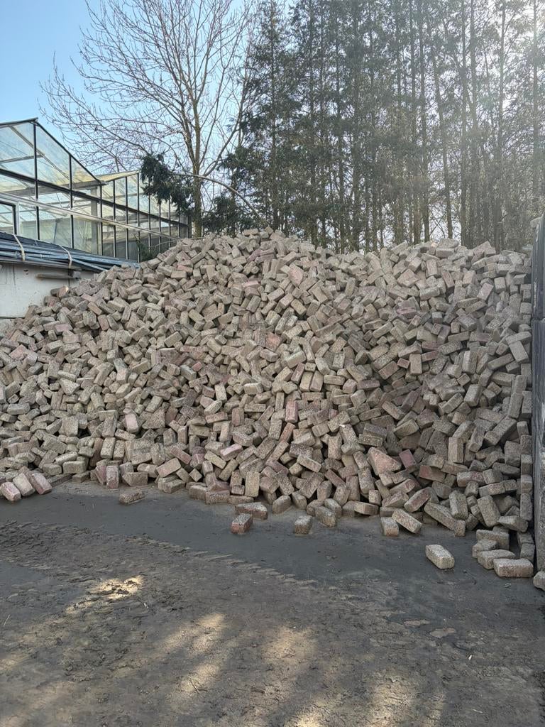 BKK Grijs/Rood meer dan 1000m2 zacht prijsje, Tuin en Terras, Ophalen of Verzenden, Zo goed als nieuw