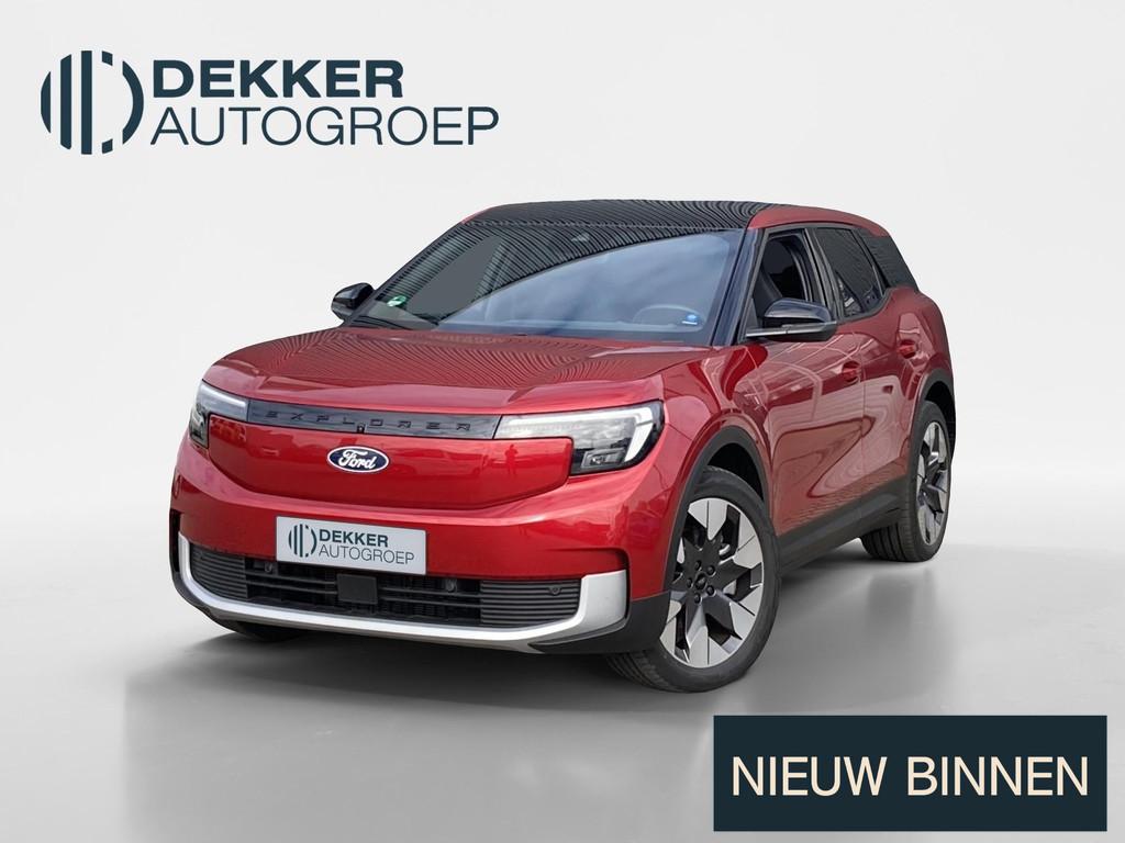 Ford Explorer Premium Extended Range AWD 79 kWh 340 pk Panor, Automaat, Gebruikt, Zwart, 340 pk