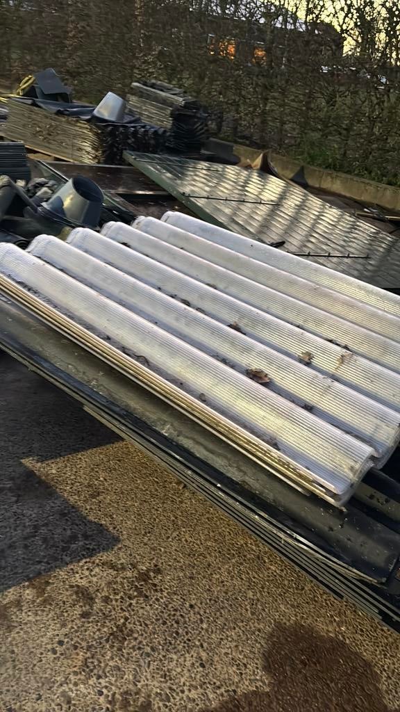 Lichtdoorlatende golfplaten 6 stuks, Ophalen of Verzenden, Zo goed als nieuw