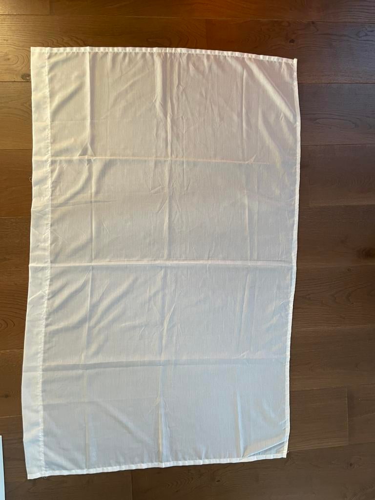 8x gordijnen/vitrage, zie omschrijving, 100 tot 150 cm, Wit, Ophalen of Verzenden, Zo goed als nieuw