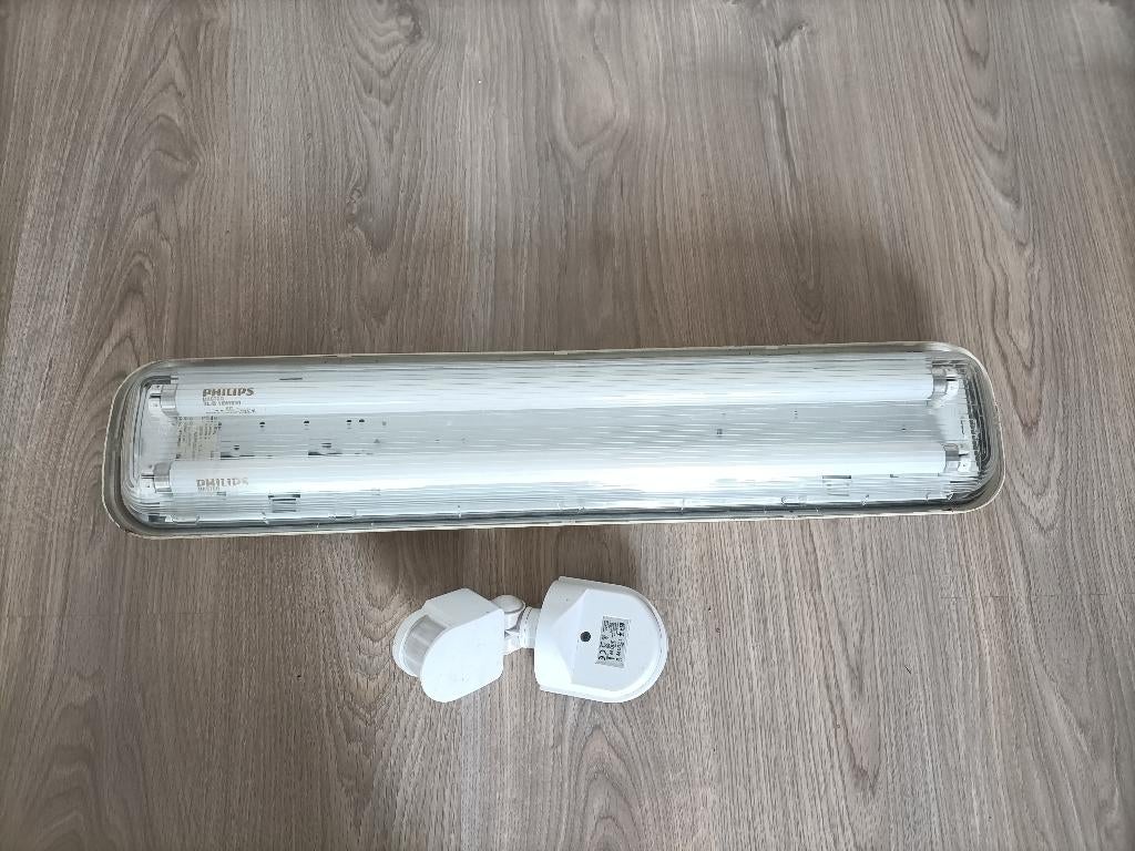 Lamp met sensor, Gebruikt, Minder dan 50 watt, Wandlamp, Ophalen of Verzenden