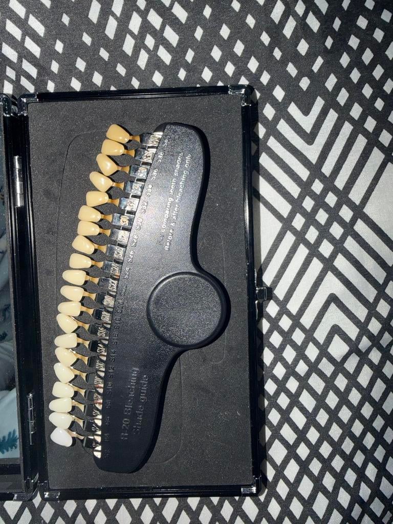 Kleurenwaaier voor tanden, Ophalen of Verzenden, Gebruikt, Gehele gezicht, Overige typen