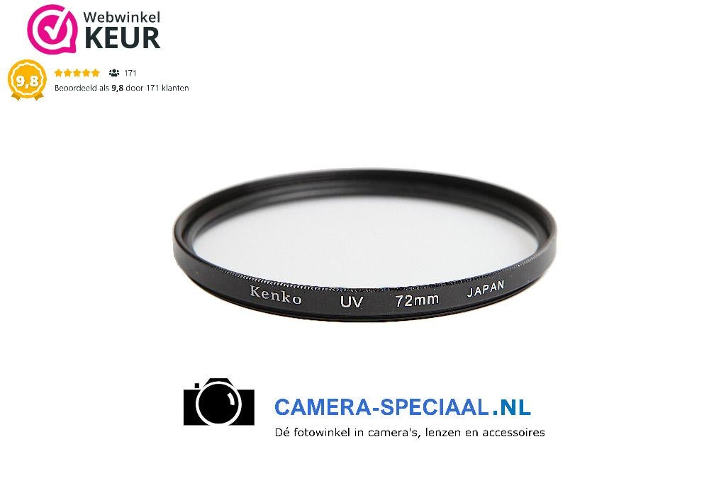 Kenko 72mm UV filter (NIEUW), Verzenden, Nieuw, 70 tot 80 mm, UV-filter