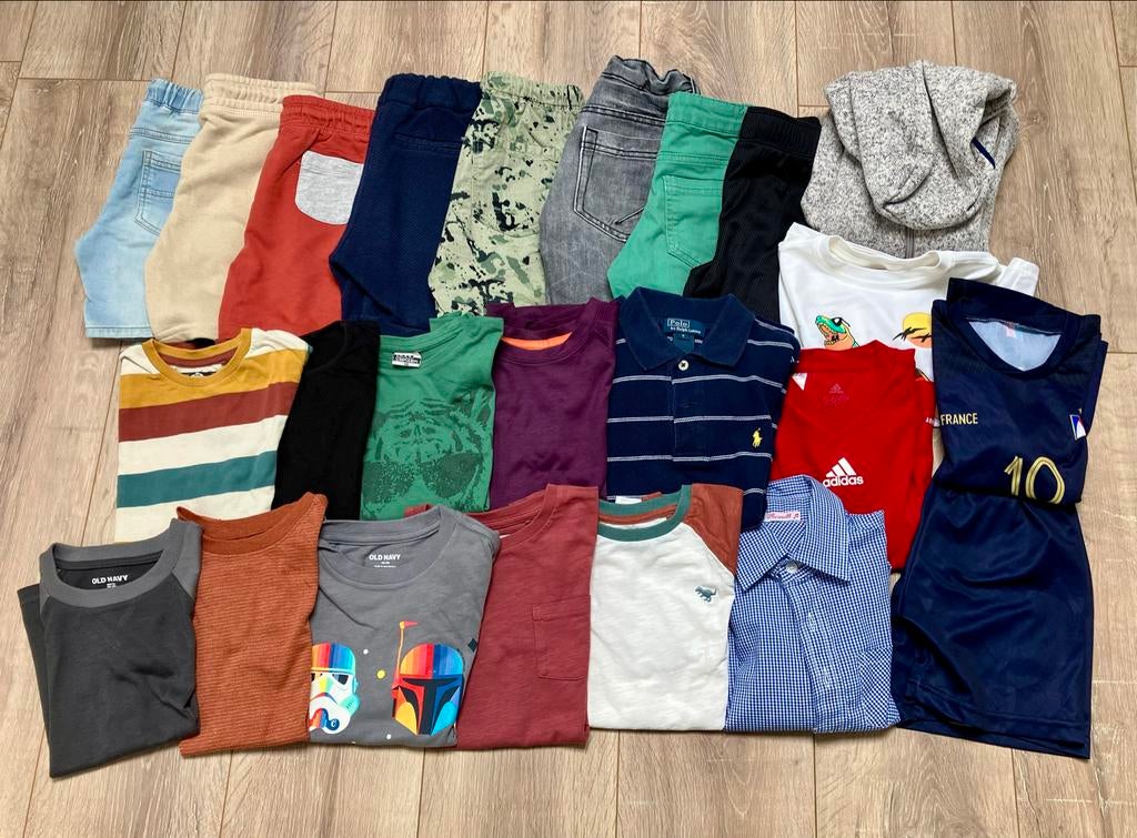 Kledingpakket jongens Lente/zomer mt 116, Ophalen of Verzenden, Gebruikt, Maat 116