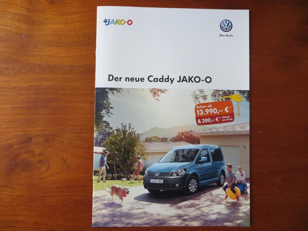 Volkswagen Caddy JAKO-O (maart 2013), Ophalen of Verzenden, Nieuw, Volkswagen