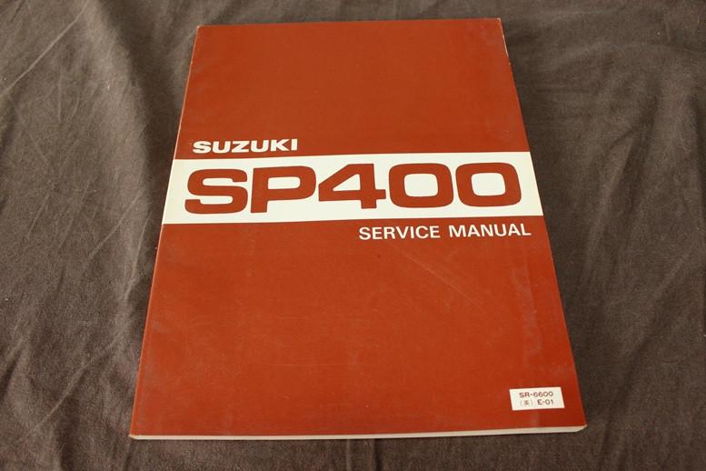 Suzuki SP400 DR400 1980 motorcycle service manual, Ophalen of Verzenden, Suzuki