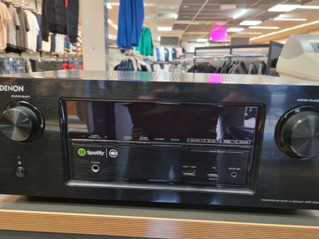 Denon AVR-X2100W reciever topstaat!, Denon, Ophalen of Verzenden, Zo goed als nieuw, 60 tot 120 watt