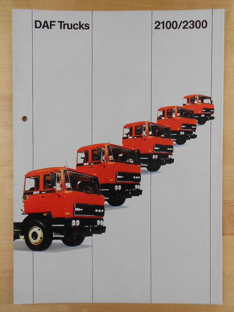 DAF 2100 / 2300 Brochure ca 1982 - NL, DAF trucks, Ophalen of Verzenden, Zo goed als nieuw, Overige merken