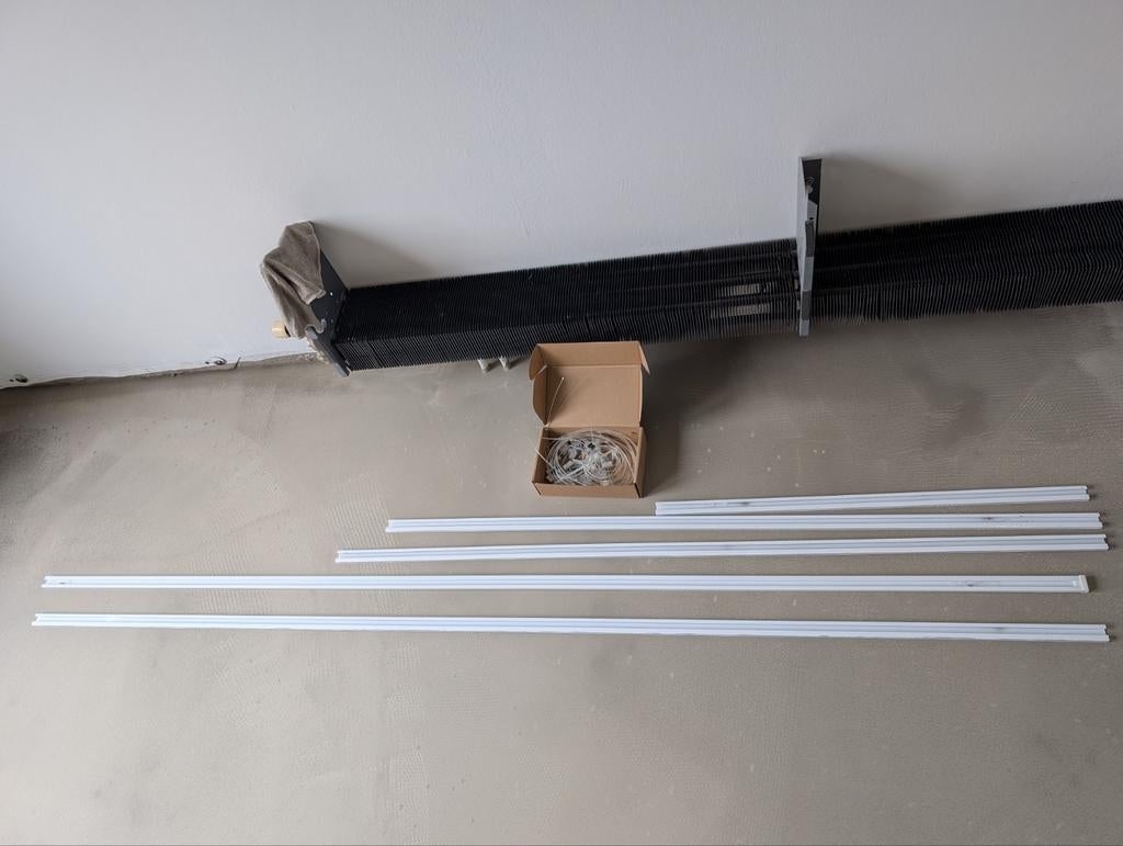 Ophangen systeem wit, Huis en Inrichting, Woonaccessoires | Wandplanken en Boekenplanken, Ophalen, Zo goed als nieuw