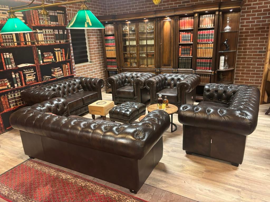 birmingham chesterfield complete set of apart, Ophalen, Gosemengelsstraat, Info@chesterfieldjunkie.nl, Zo goed als nieuw
