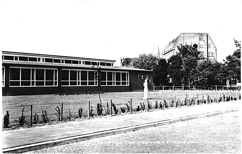 700544 Gelderingen Steenwijkerwold R Lagere School Don Bosco, Ophalen of Verzenden, 1960 tot 1980, Ongelopen, Overijssel