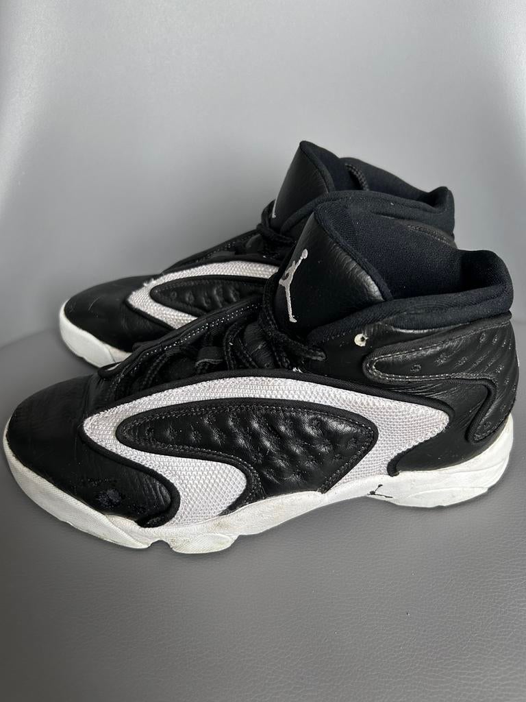 NIKE Air Jordan OG Sneakers Zwart Wit Maat 40.5 US 9, Ophalen of Verzenden, Gebruikt, Schoenen
