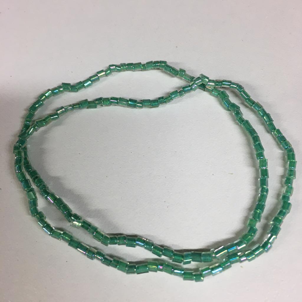 2 Zelfgemaakte Armbandjes Licht Groen, Sieraden, Tassen en Uiterlijk, Armbanden, Ophalen of Verzenden, Zo goed als nieuw, Groen