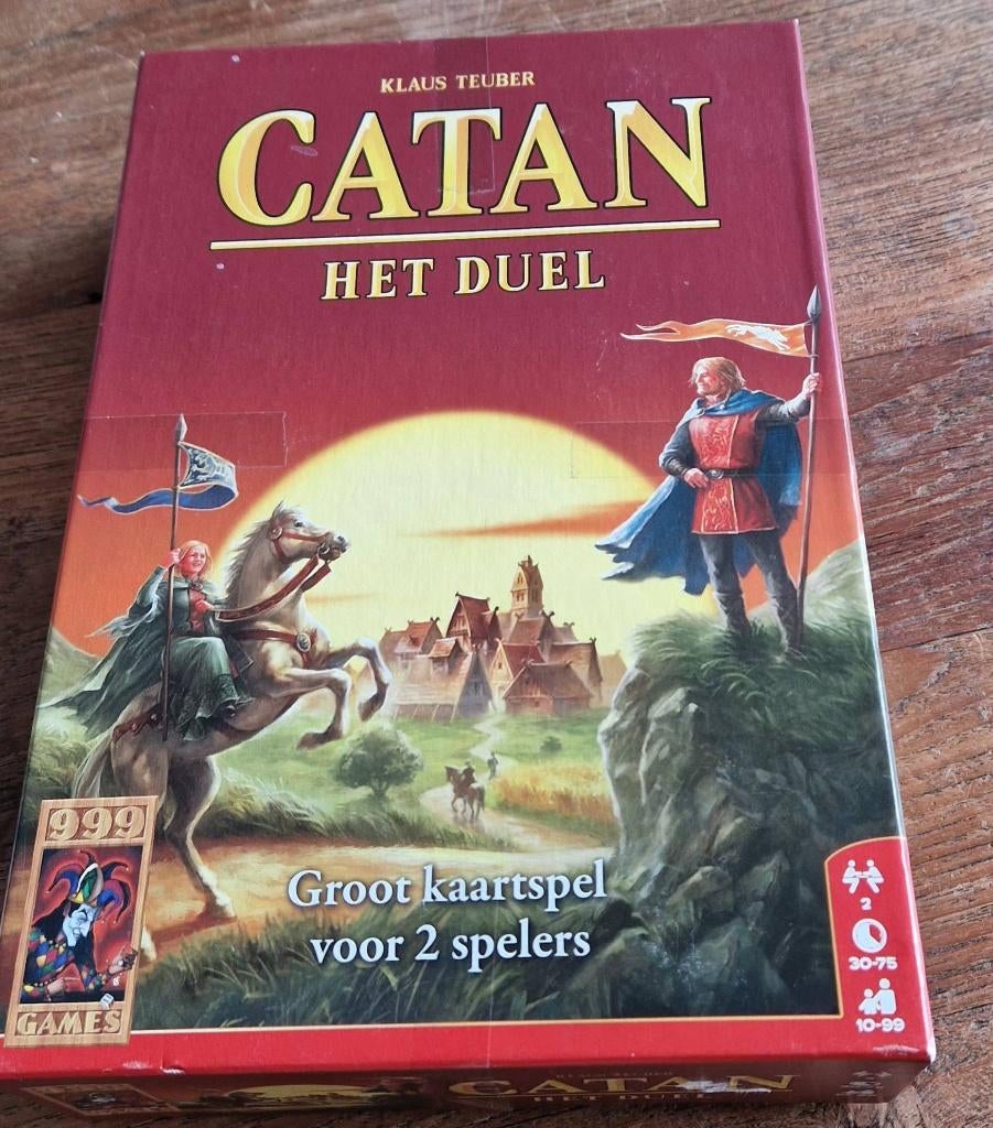 Het duel - Catan - kaartspel voor 2 spelers, Een of twee spelers, Ophalen of Verzenden, Zo goed als nieuw, 999 Games