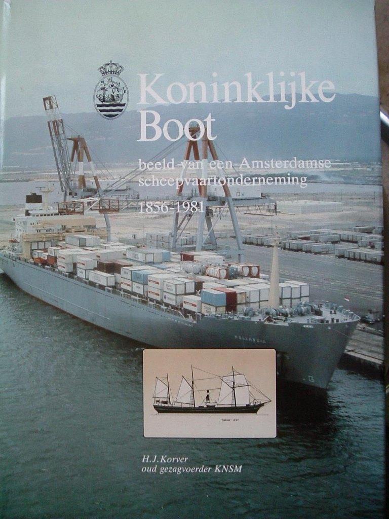125 jaar Koninklijke Nederlandsche Stoomboot-Maatschappij., Verzamelen, Ophalen of Verzenden, Gebruikt, Motorboot, Boek of Tijdschrift