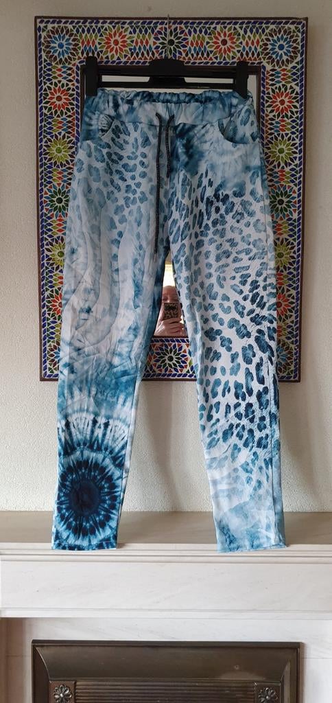 Made in Italy prachtige stretch broek maat 44 zgan, Ophalen of Verzenden, Zo goed als nieuw, Maat 42/44 (L), Lang