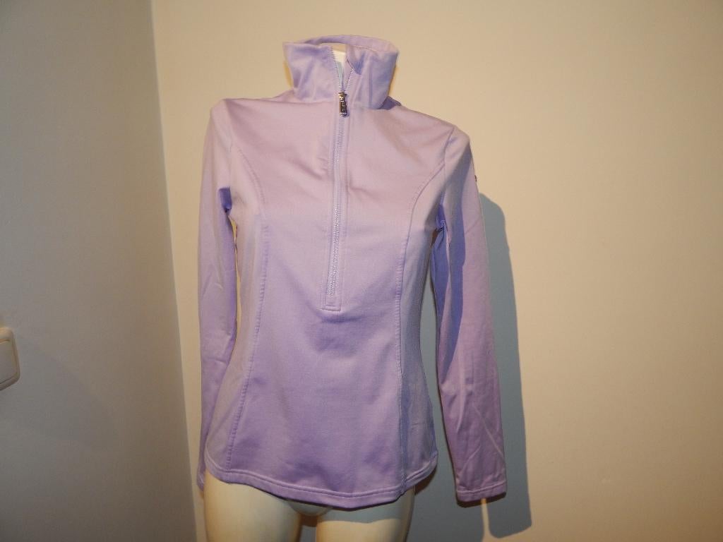 Goldbergh lila paars warme stretch kol rits kraagje M, Kleding | Dames, Truien en Vesten, Gedragen, Maat 38/40 (M), Paars, Verzenden